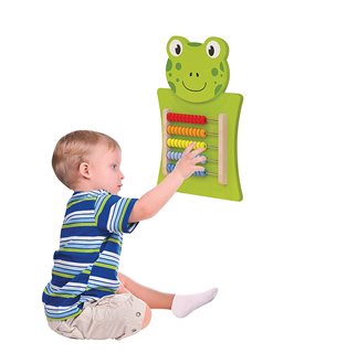 Wall game - abacus - frog